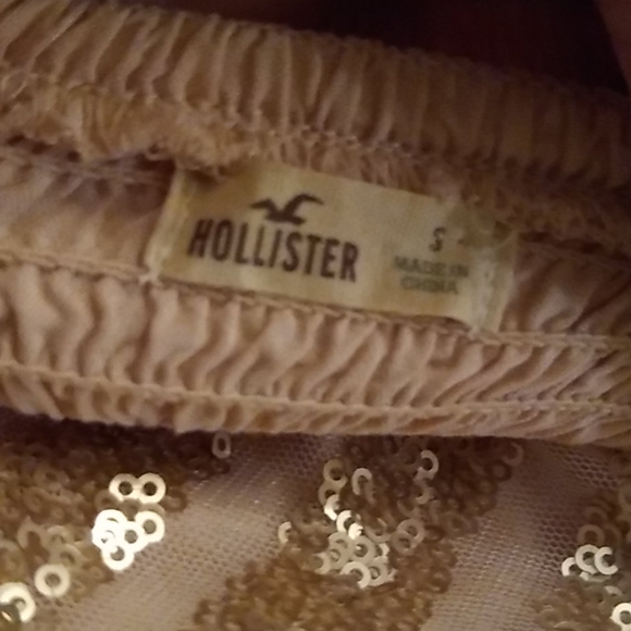 🔥 Price Firm🔥 Hollister Heavenly Sheer Sequin Icy Pink Cami Mini - Picture 11 of 12